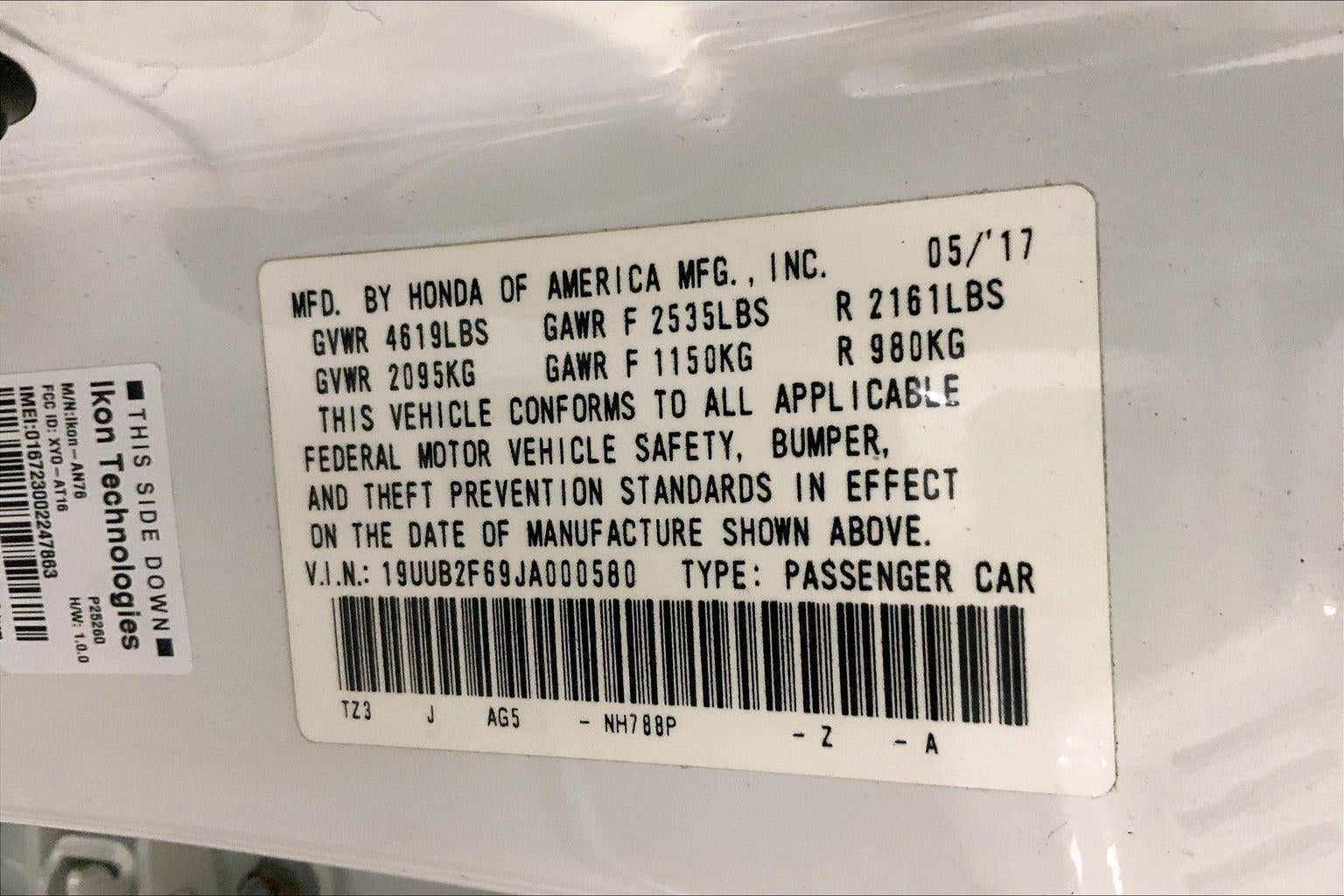 2018 Acura TLX w/A-SPEC Pkg