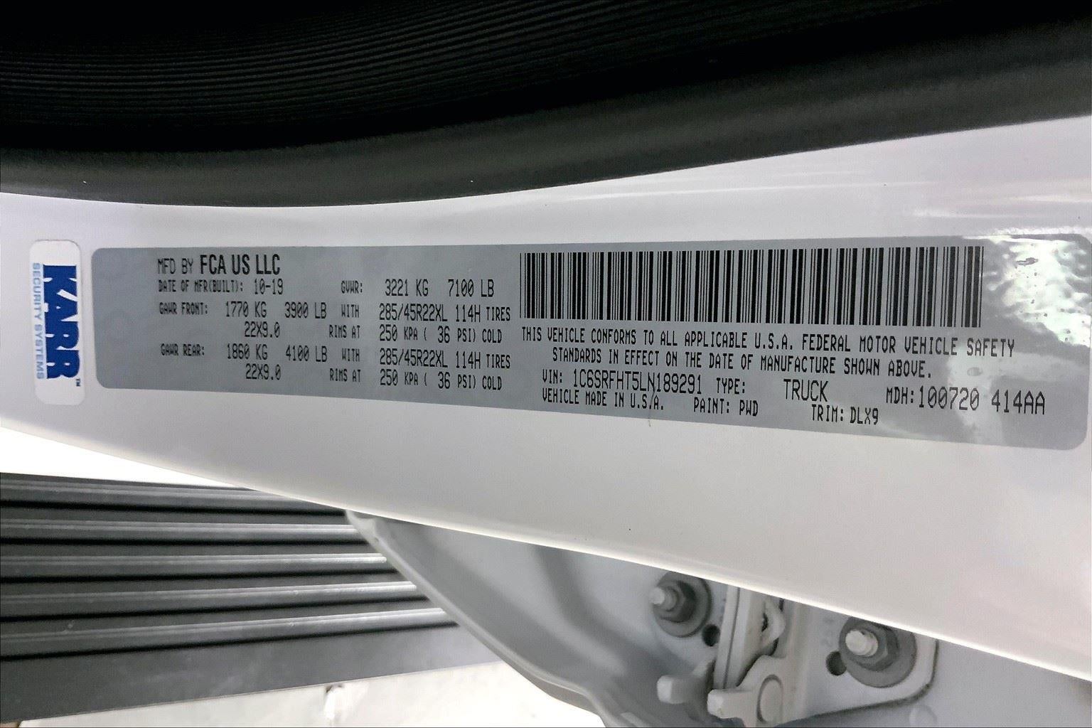 2020 RAM 1500 LIMITED