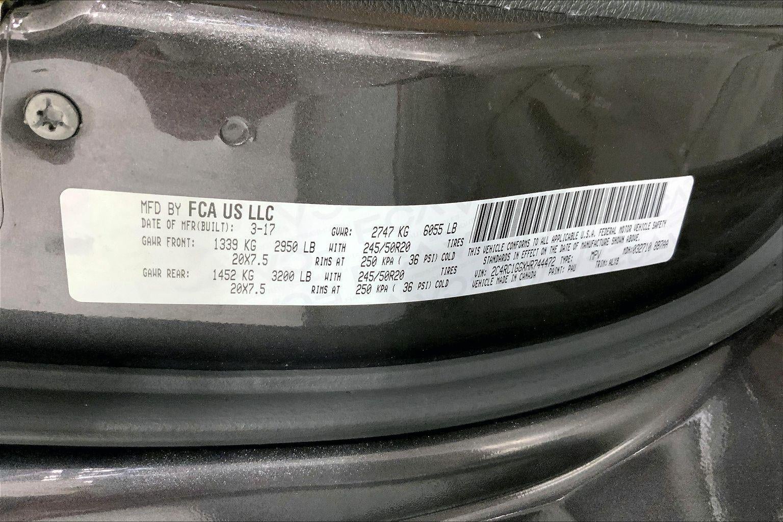 2017 Chrysler Pacifica Limited