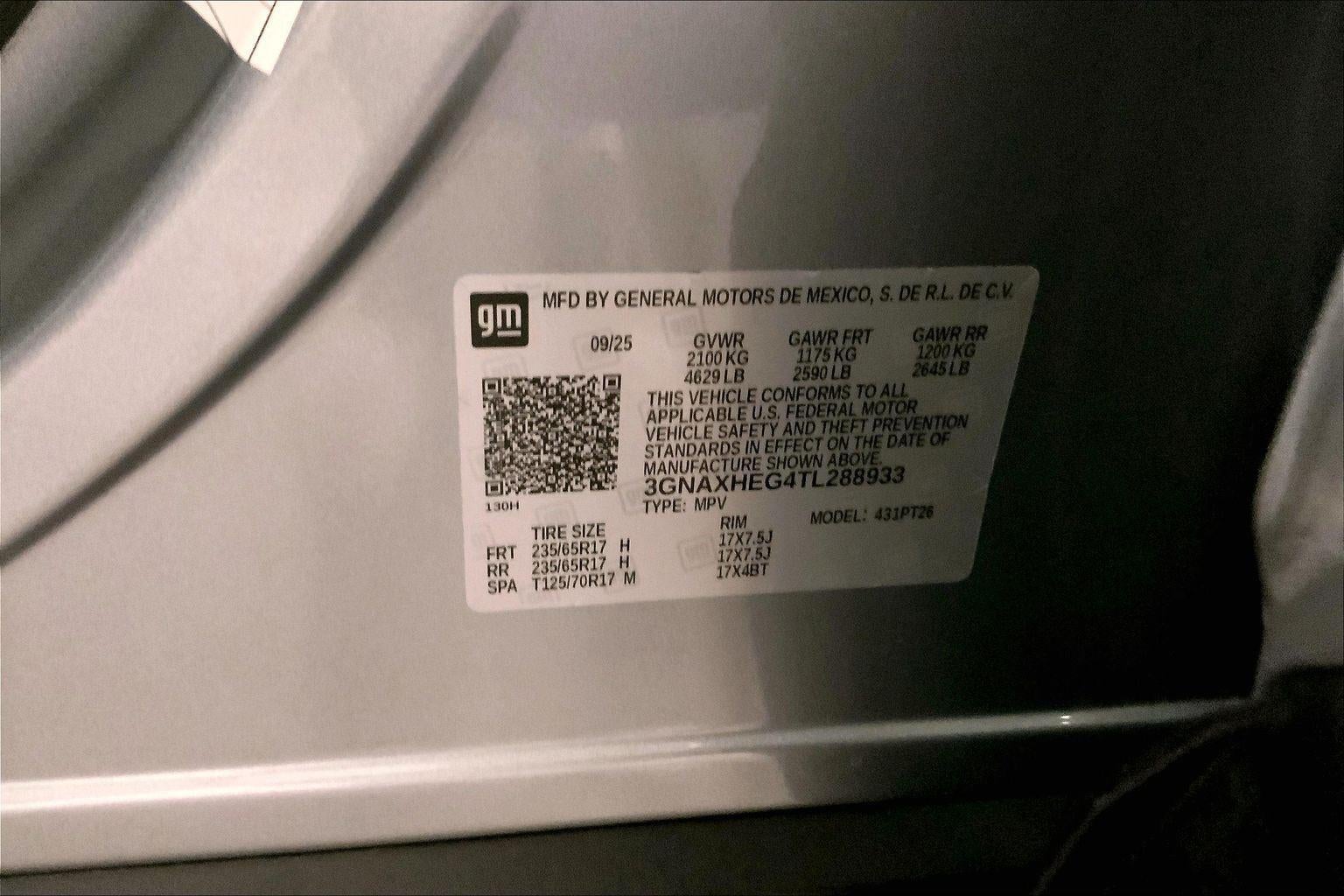 2026 Chevrolet Equinox FWD LT