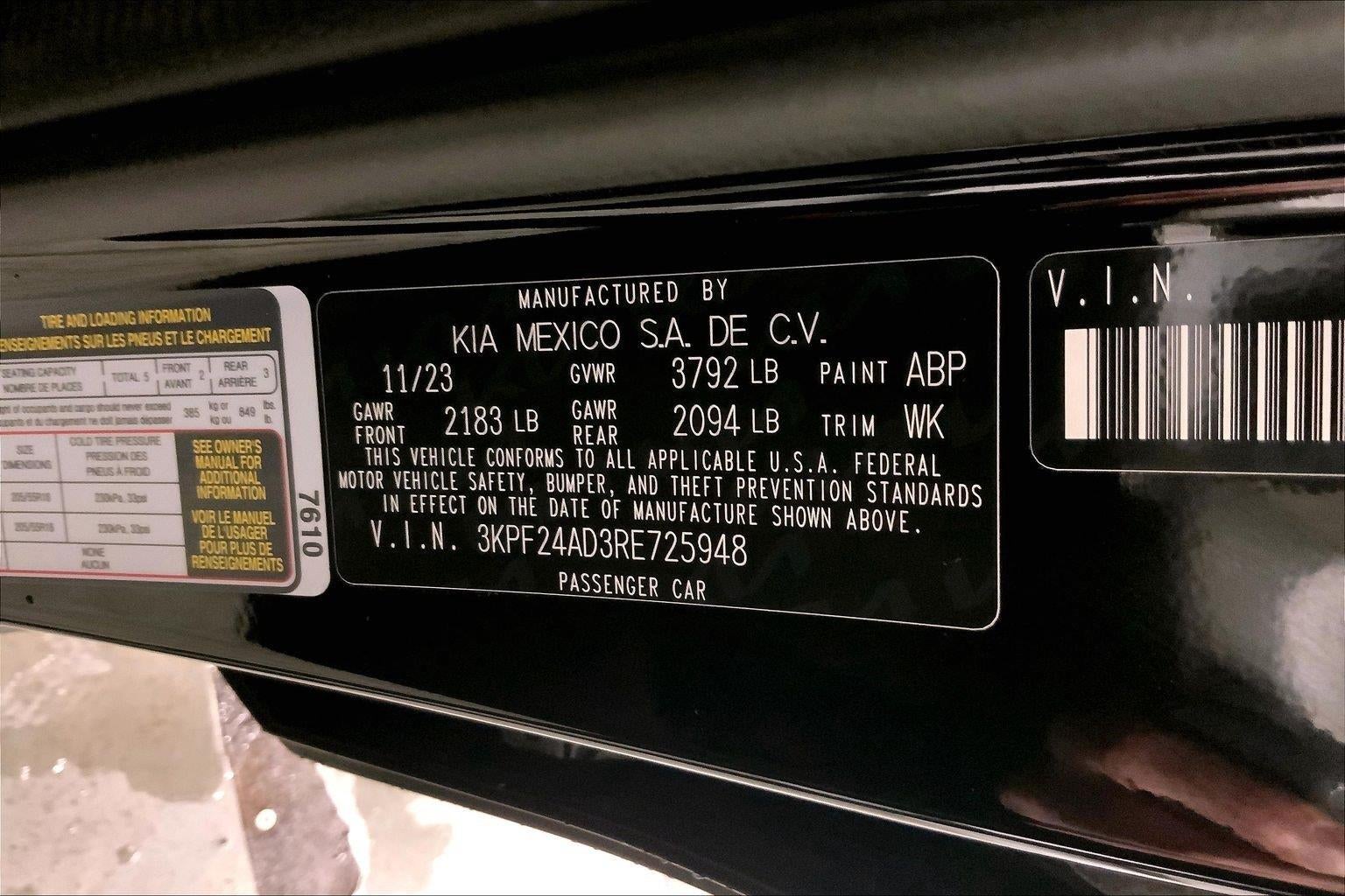 2024 Kia Forte LXS