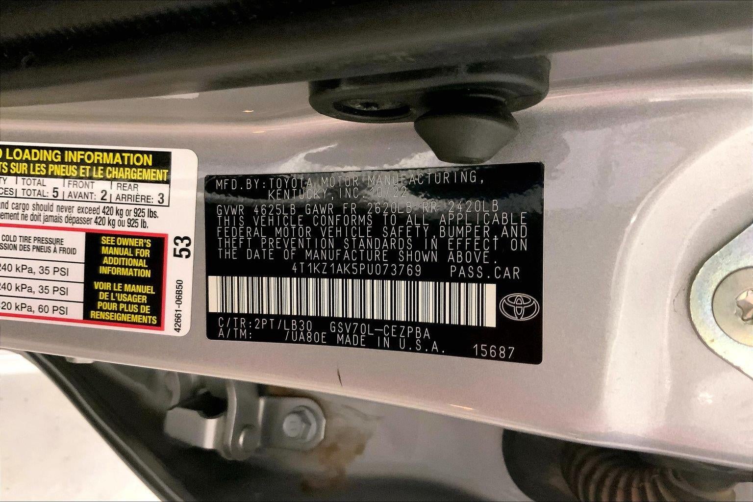 2023 Toyota Camry XSE V6
