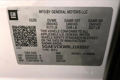 2020 Buick Enclave Avenir