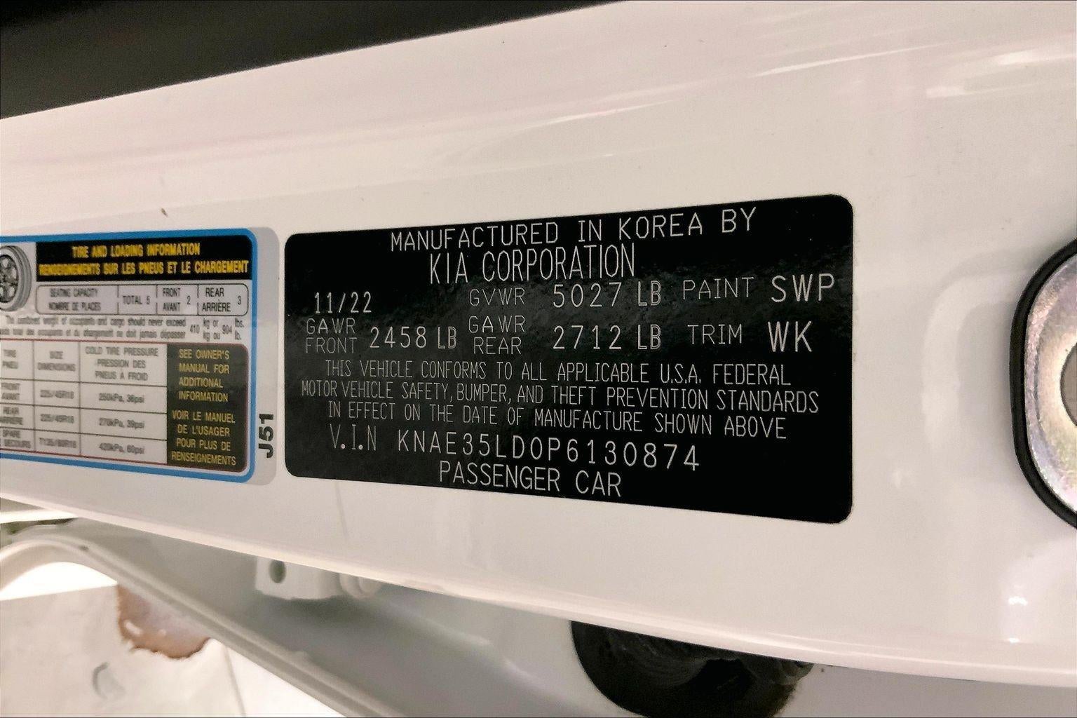 2023 Kia Stinger GT-Line