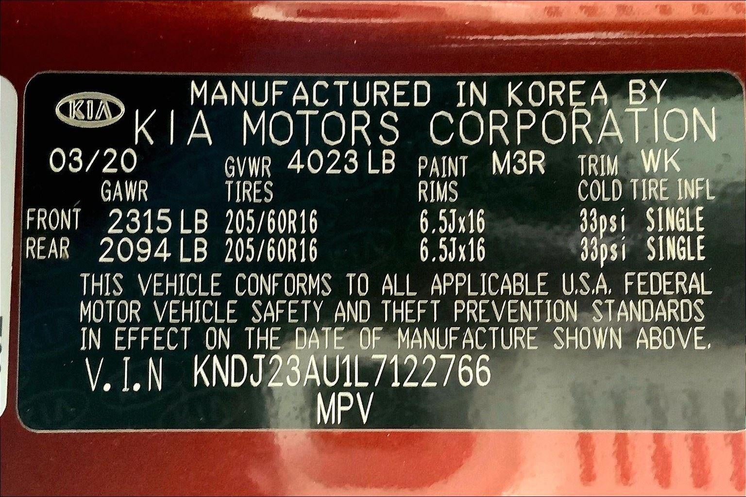 2020 Kia Soul S