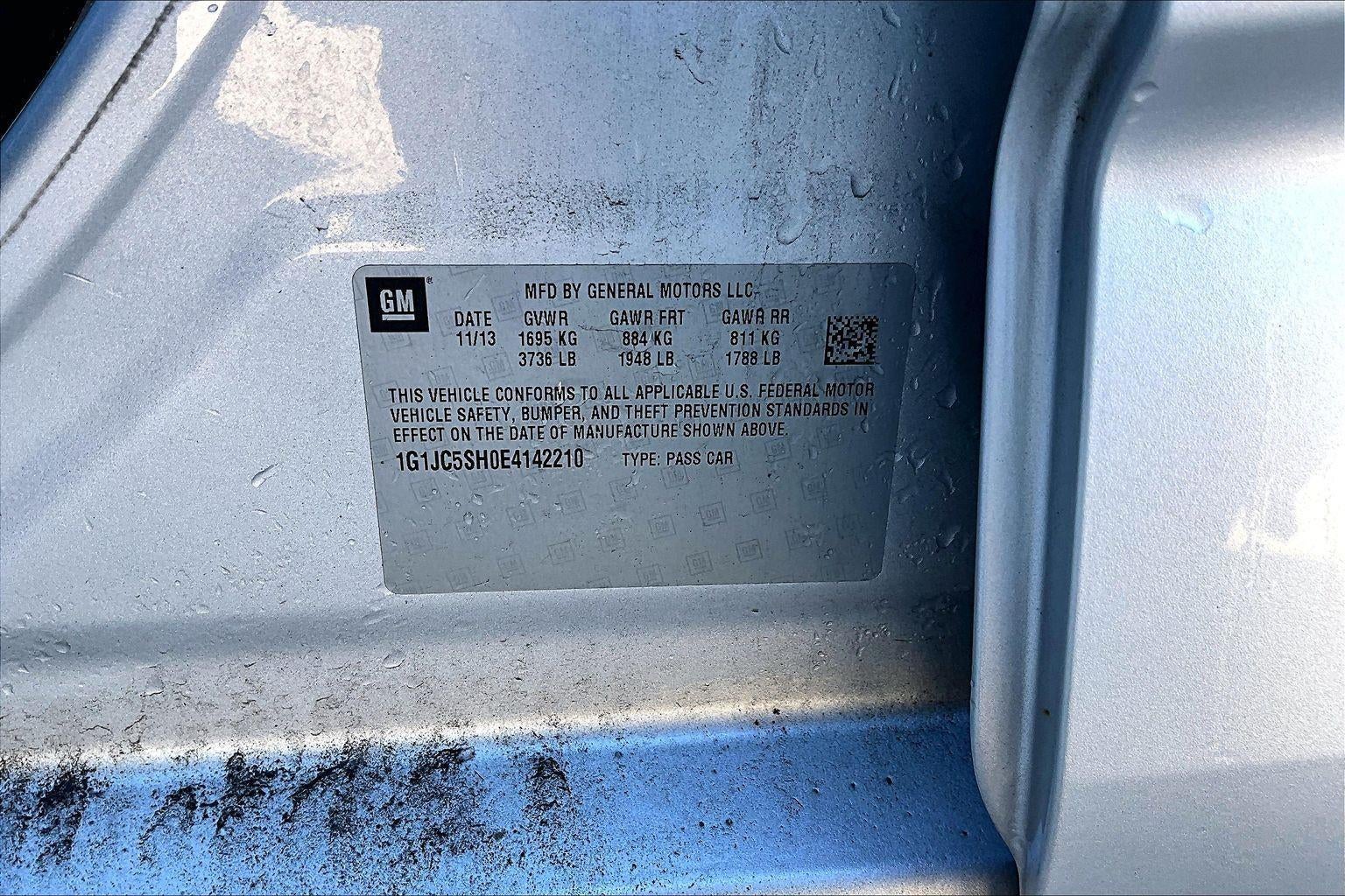 2014 Chevrolet Sonic LT