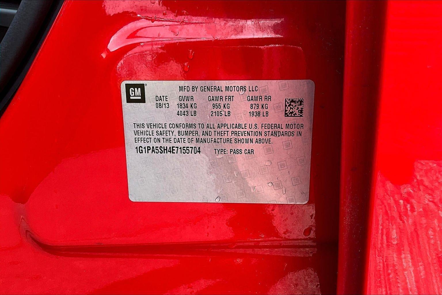 2014 Chevrolet Cruze LS