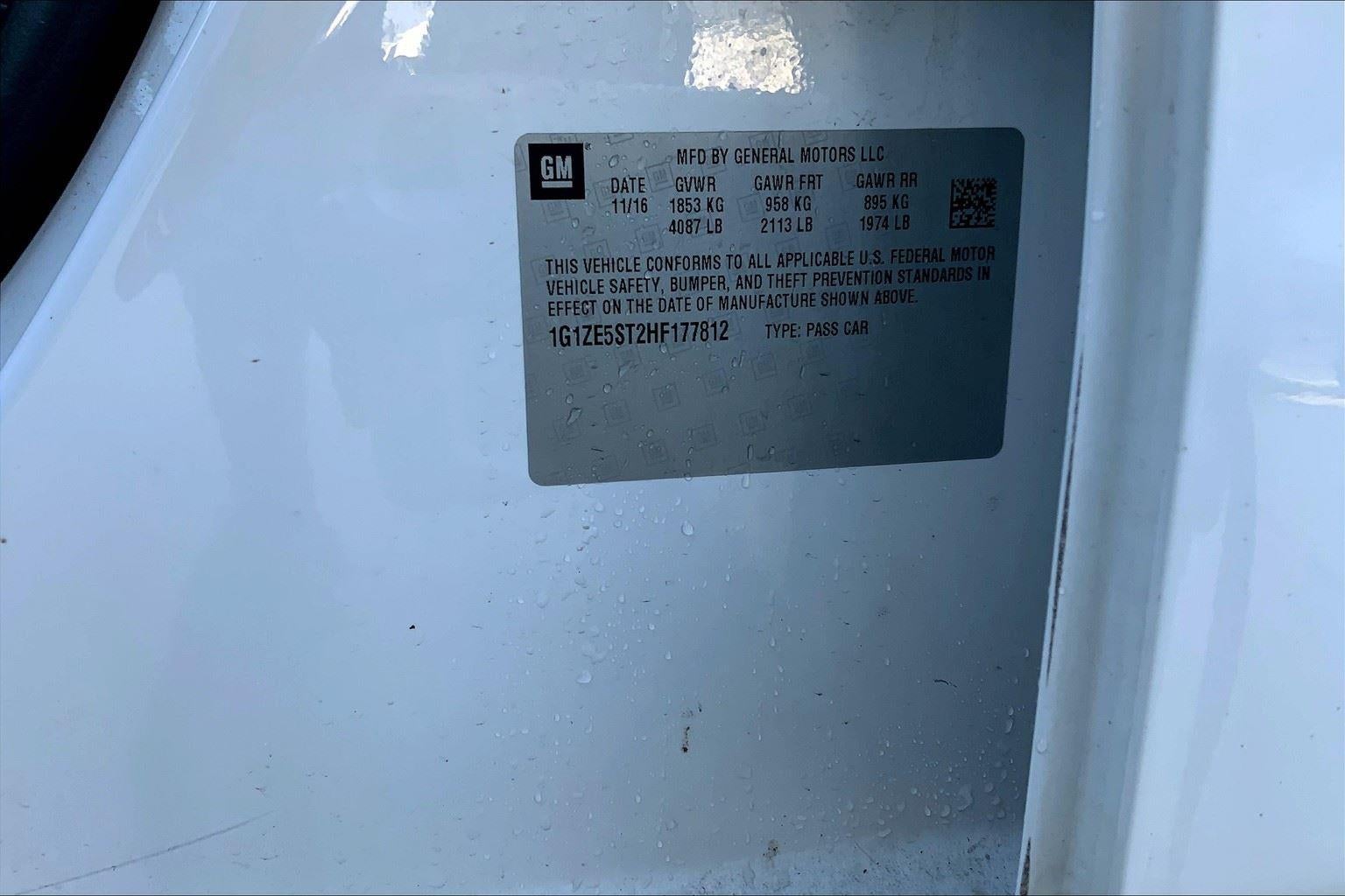 2017 Chevrolet Malibu LT