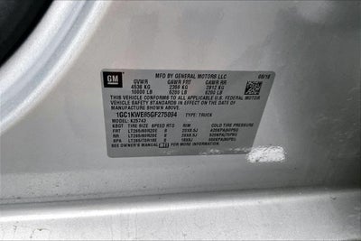 2016 Chevrolet Silverado 2500 HD LTZ