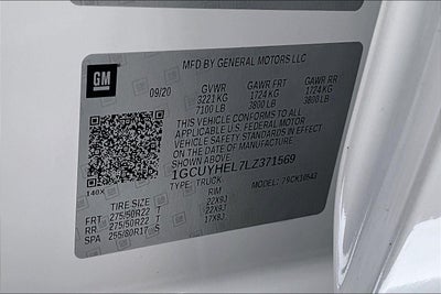 2020 Chevrolet Silverado 1500 High Country