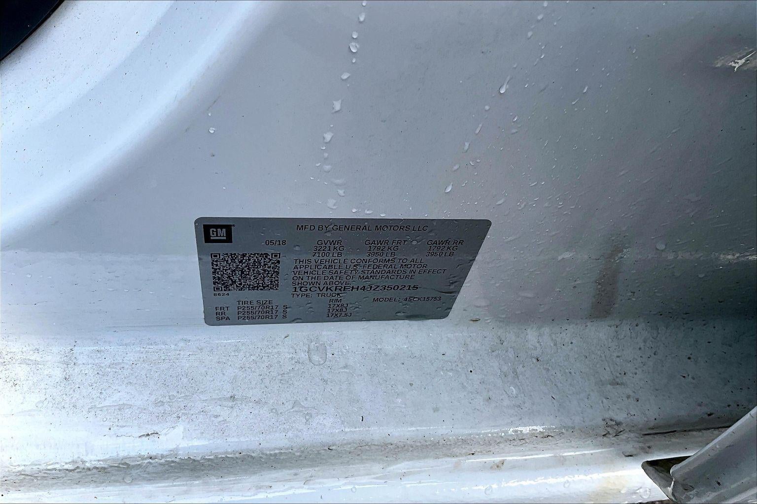 2018 Chevrolet Silverado 1500 LT