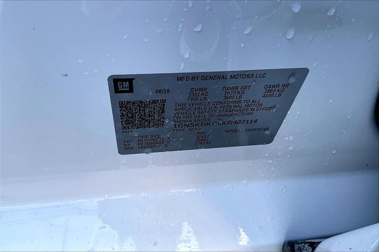 2019 Chevrolet Tahoe LT