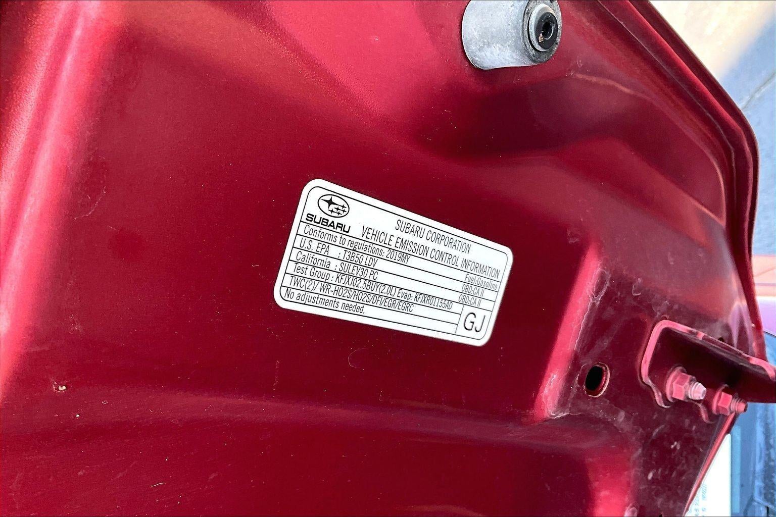 2019 Subaru Impreza 4DR SDN 2.0I CVT