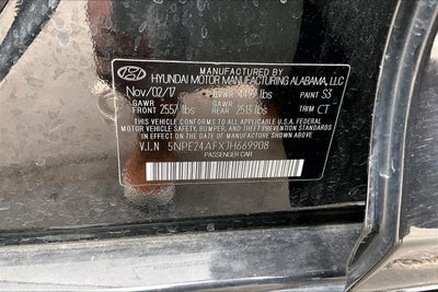 2018 Hyundai Sonata SE