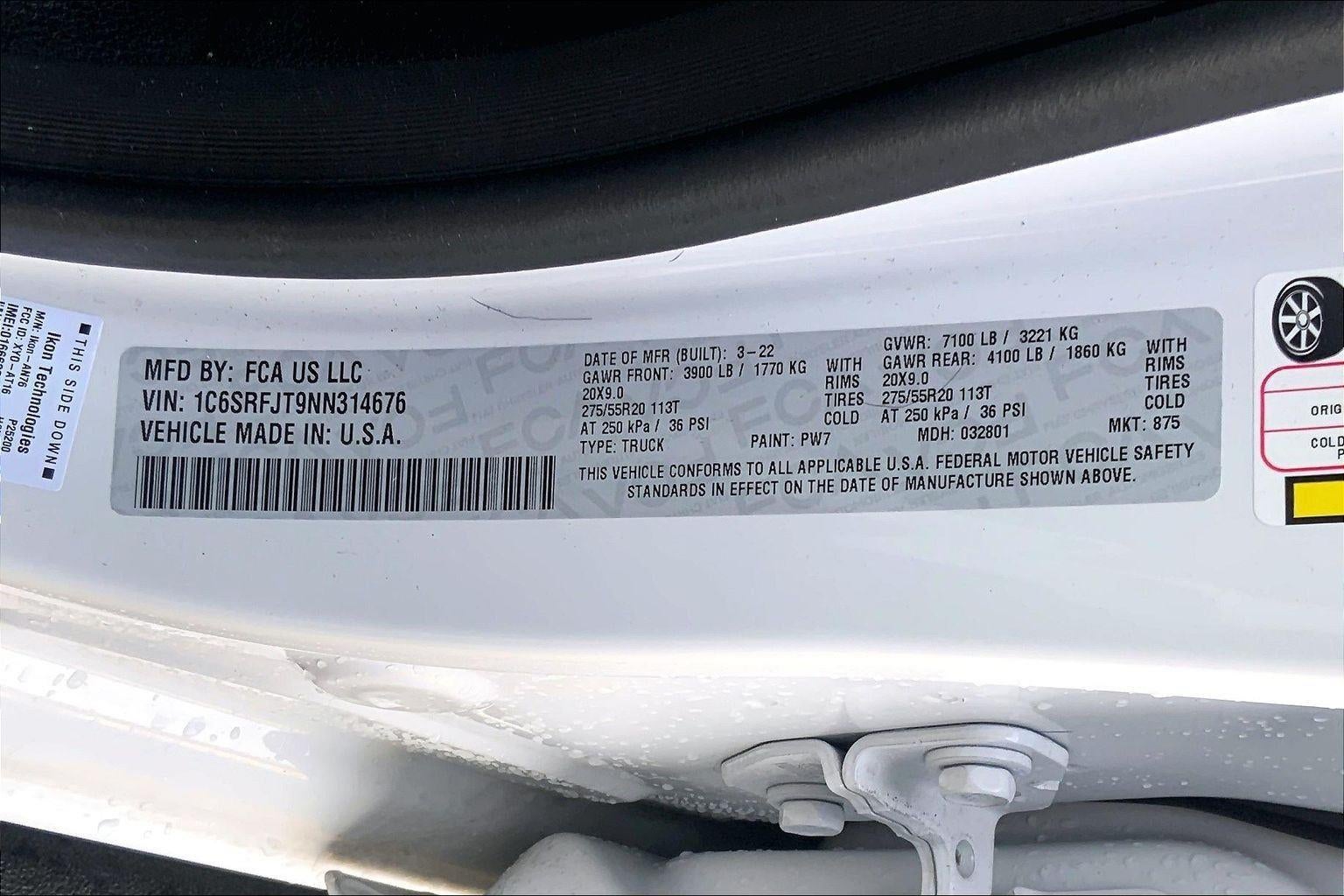 2022 RAM 1500 Laramie