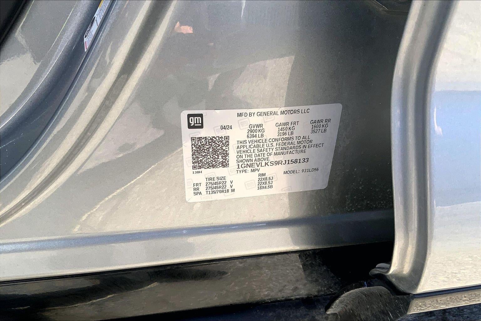 2024 Chevrolet Traverse RS