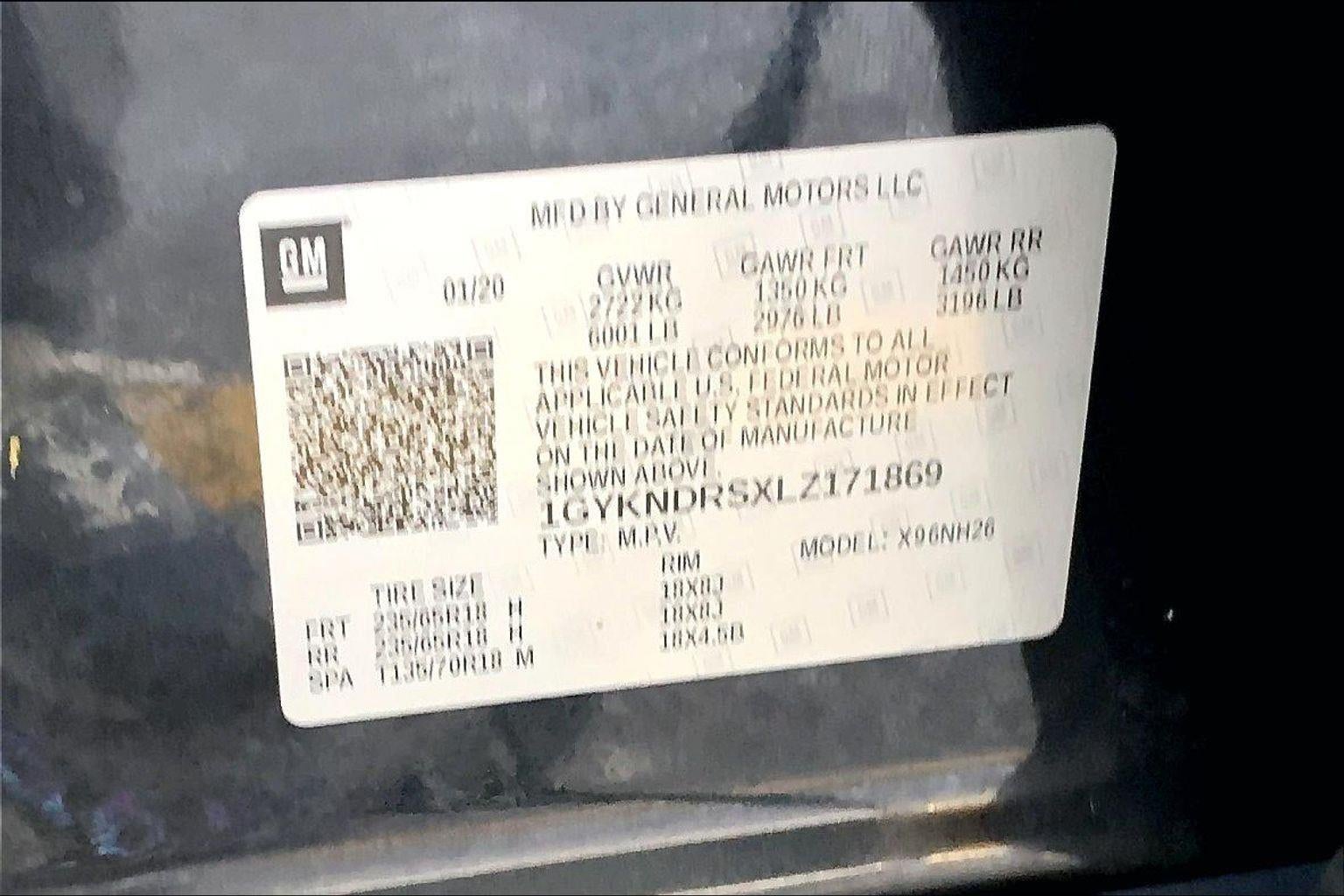 2020 Cadillac XT5 Premium Luxury