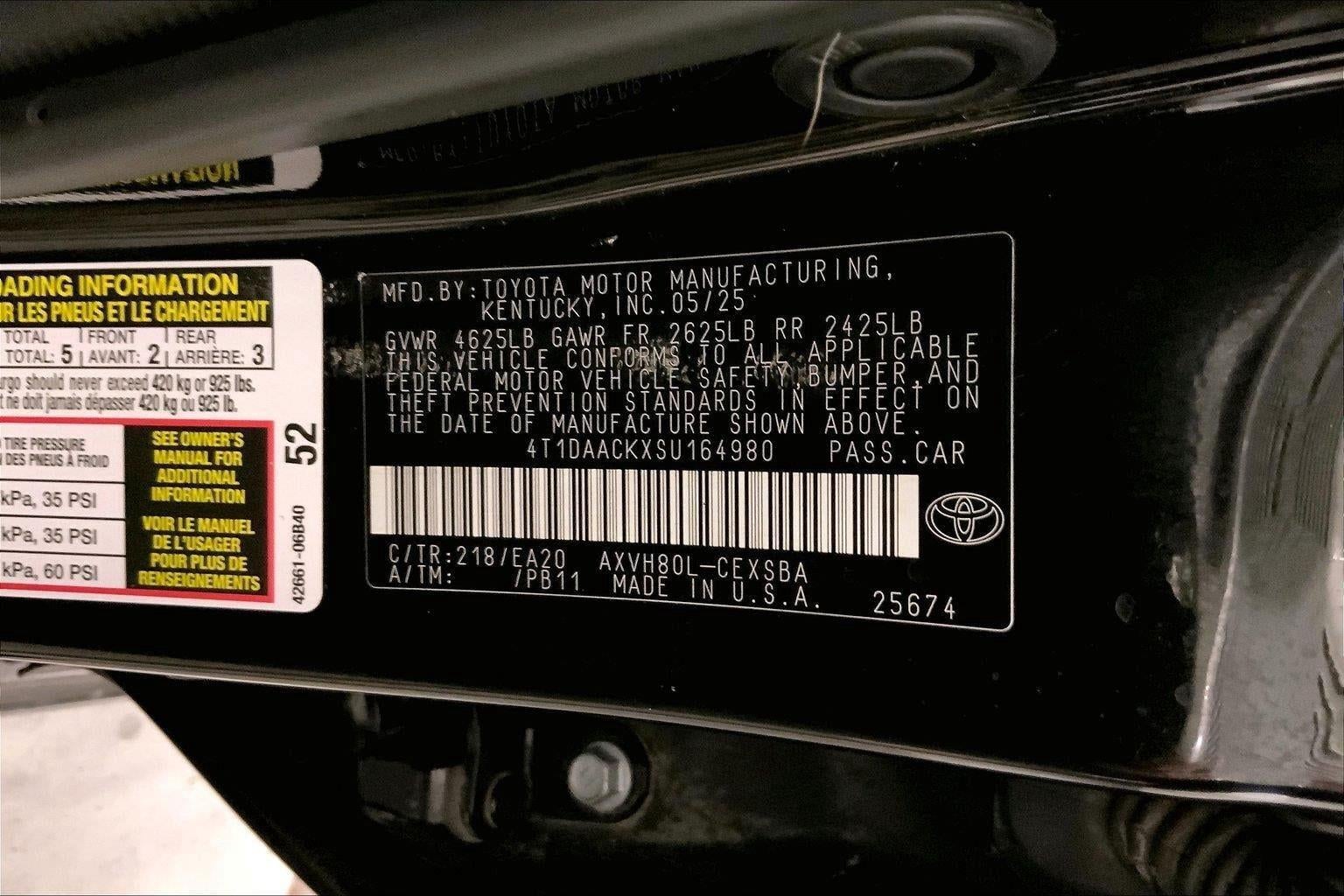 2025 Toyota Camry LE