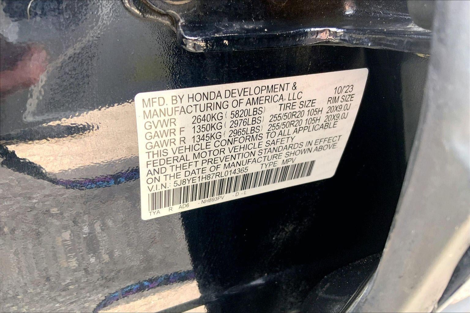 2024 Acura MDX w/Advance Package