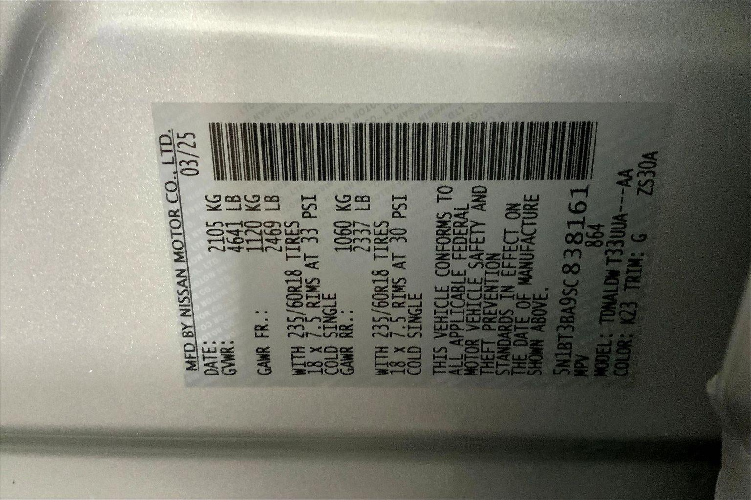 2025 Nissan Rogue SV