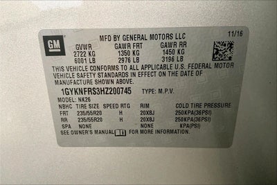 2017 Cadillac XT5 Platinum AWD