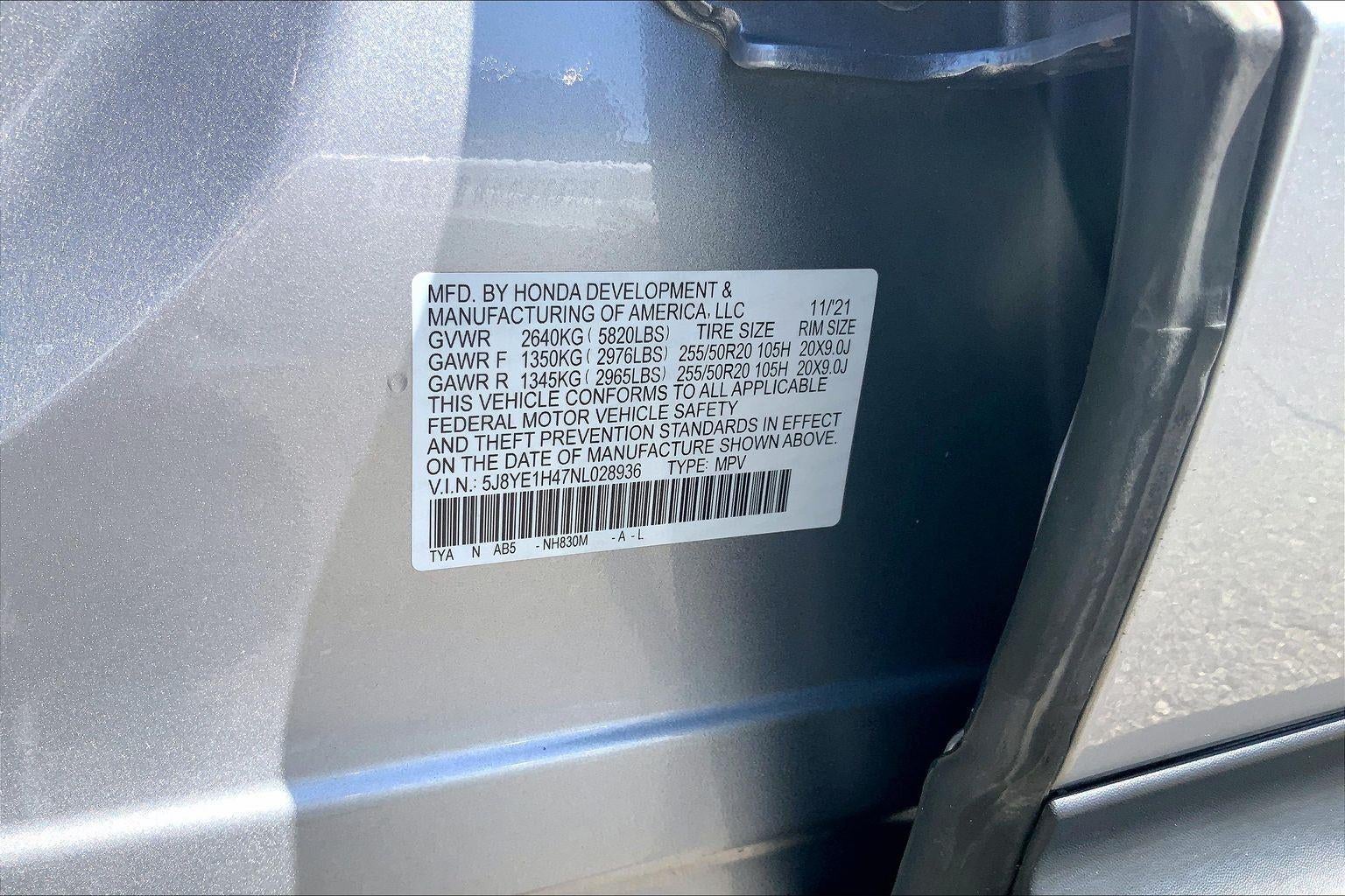 2022 Acura MDX w/Technology Package