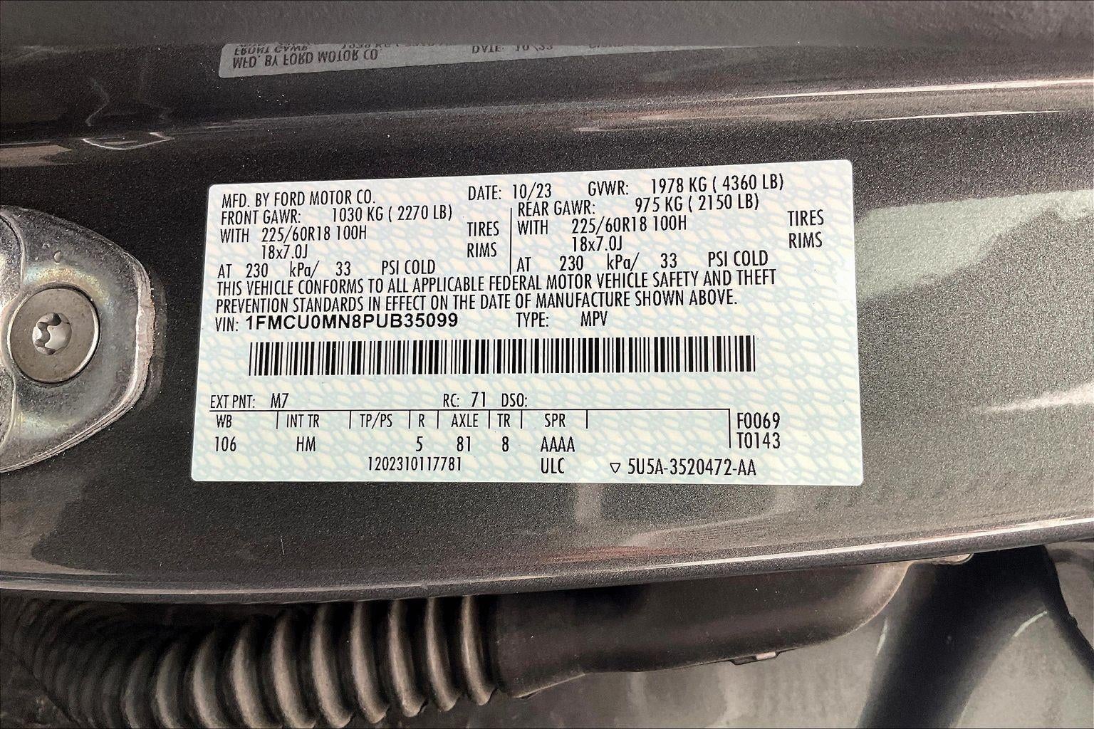 2023 Ford Escape ST-Line