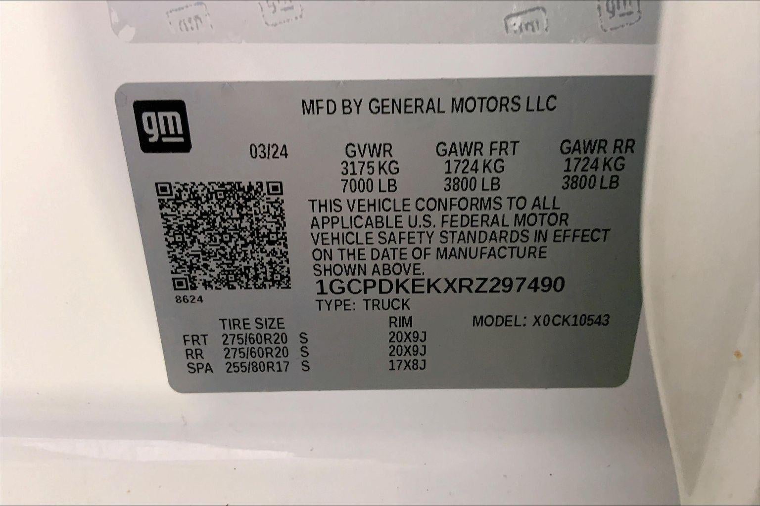 2024 Chevrolet Silverado 1500 LT (2FL)