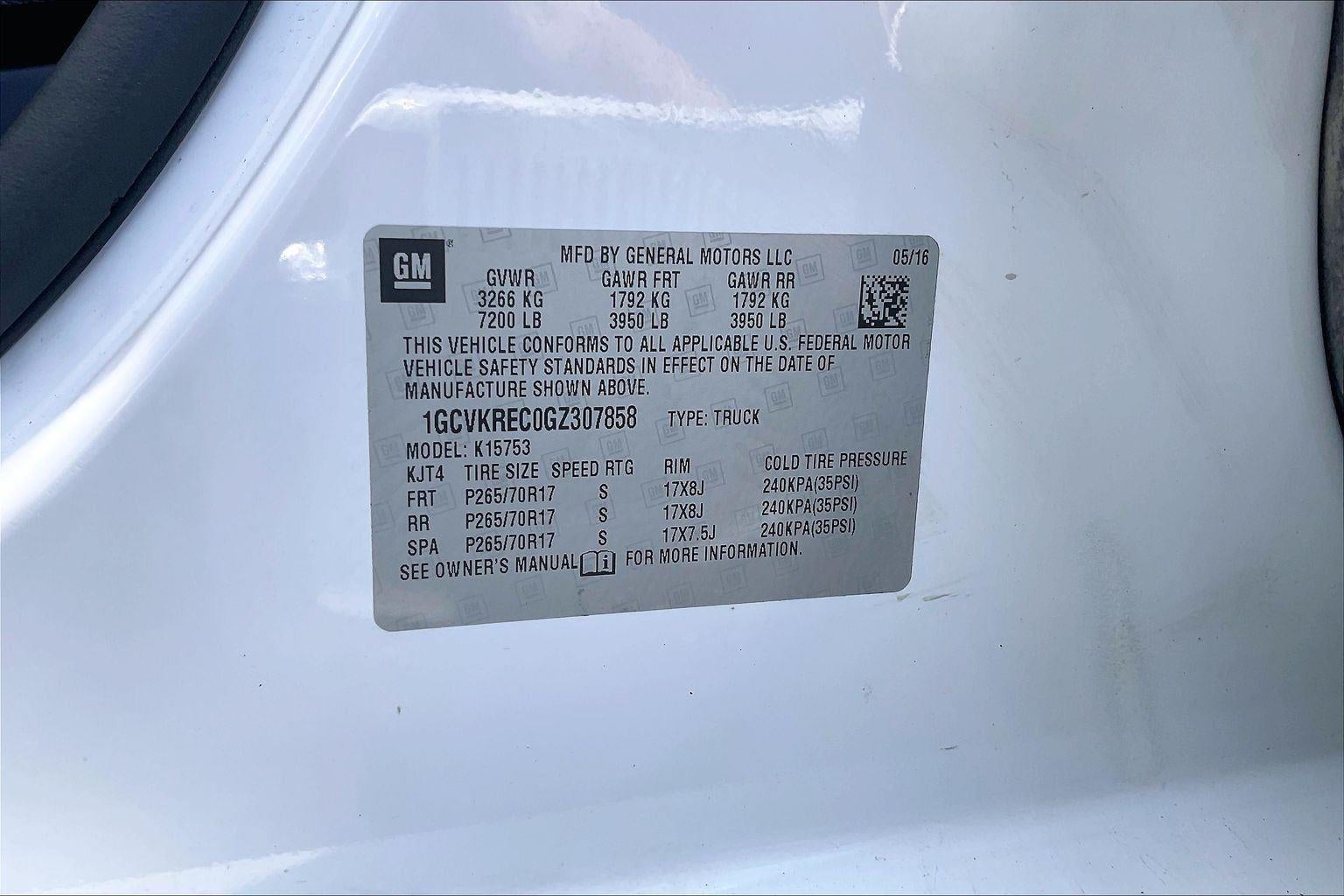 2016 Chevrolet Silverado 1500 LT