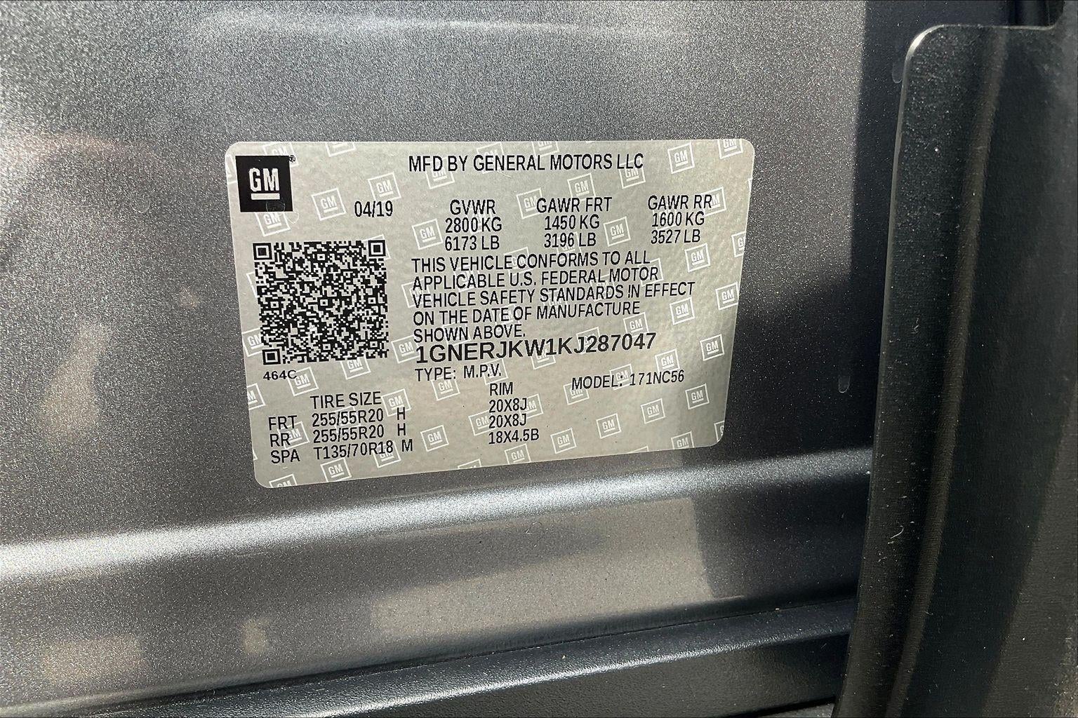 2019 Chevrolet Traverse RS