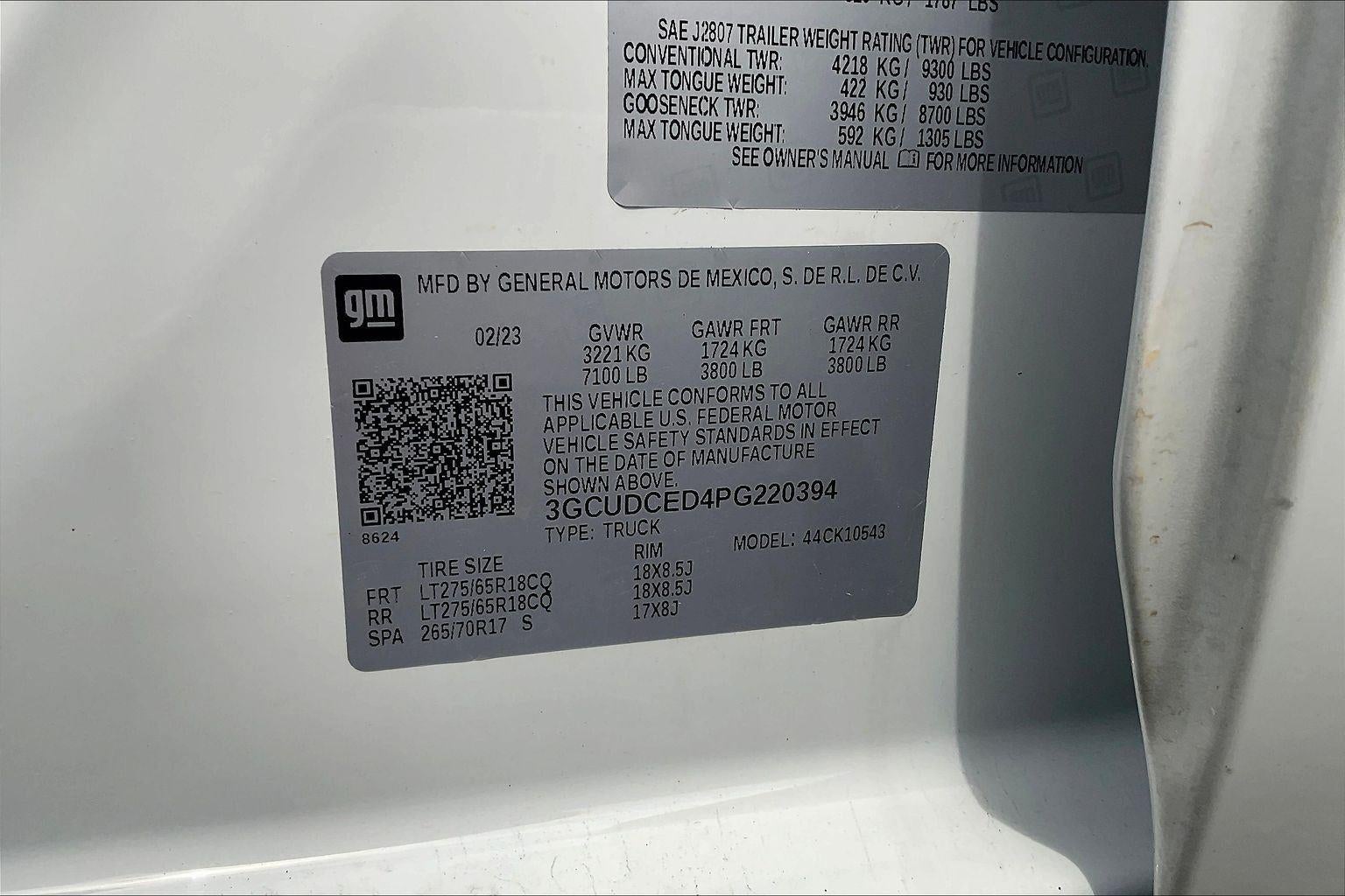 2023 Chevrolet Silverado 1500 Custom Trail Boss