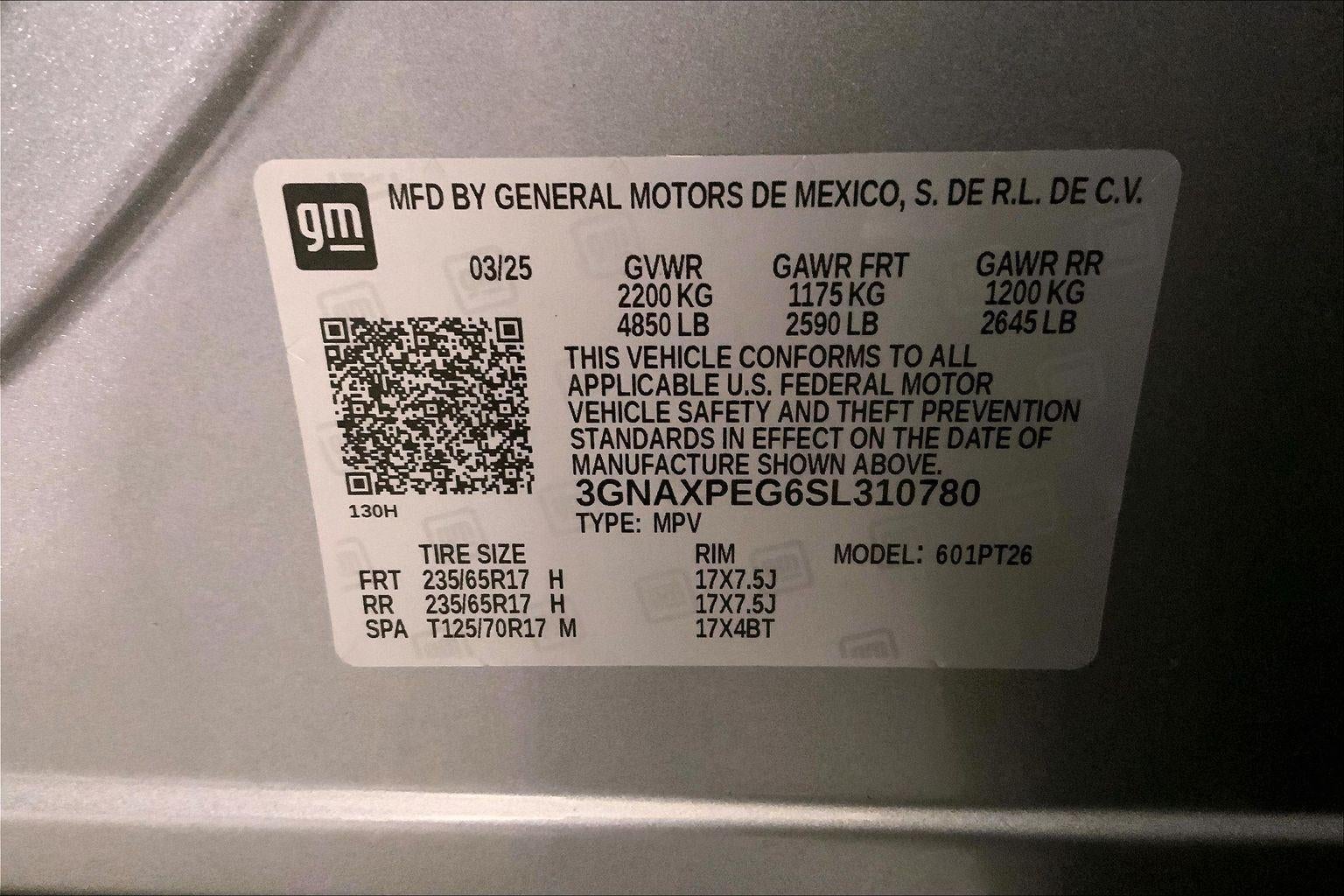 2025 Chevrolet Equinox LT