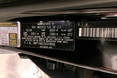 2025 Kia K4 LXS