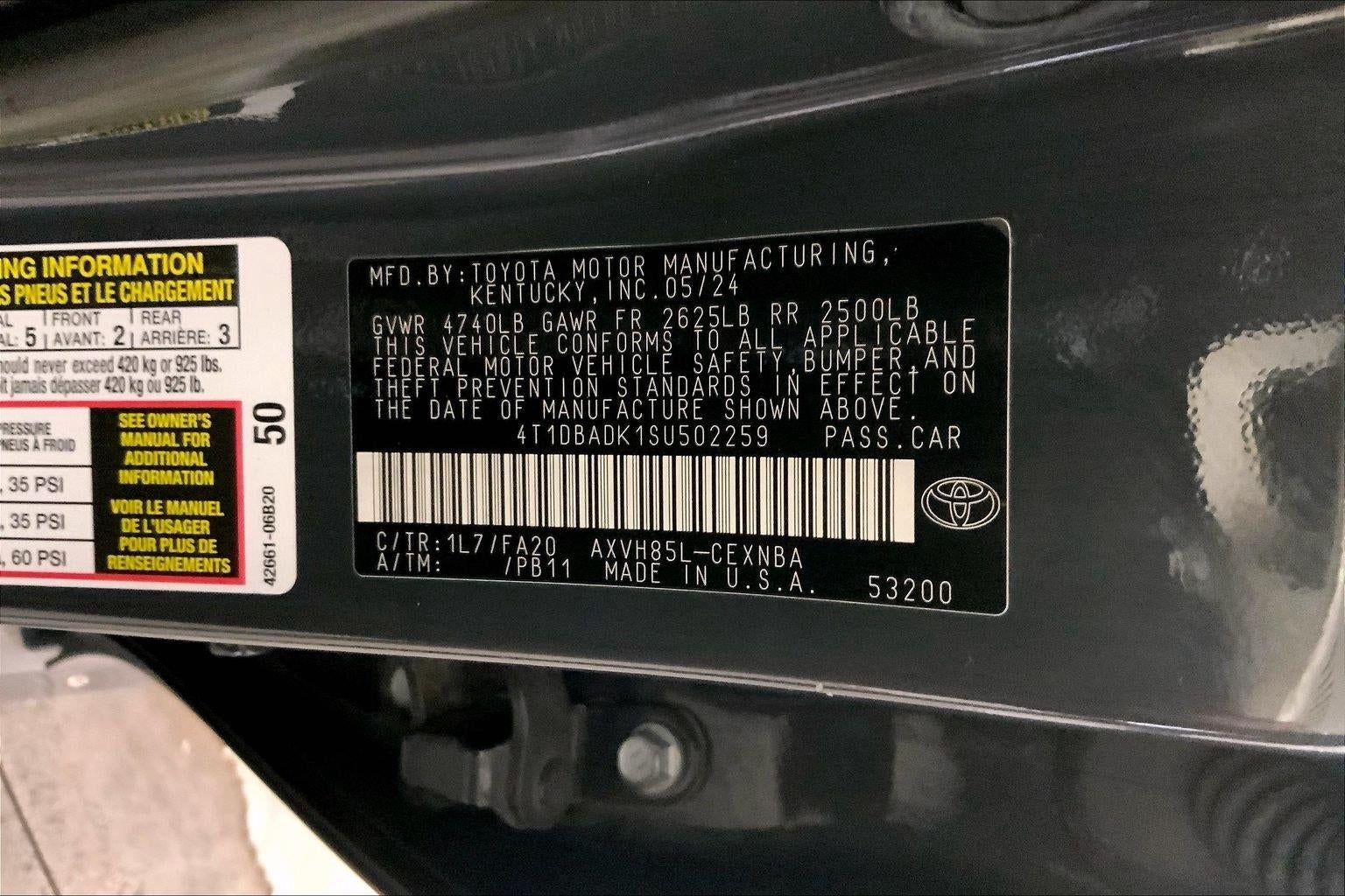 2025 Toyota Camry LE