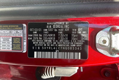 2022 Kia Sorento S
