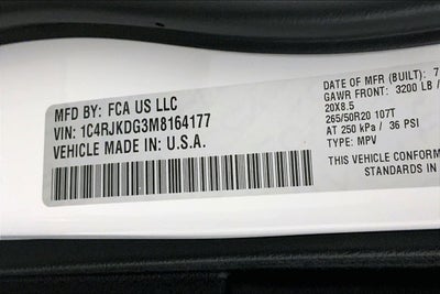 2021 Jeep Grand Cherokee L Overland