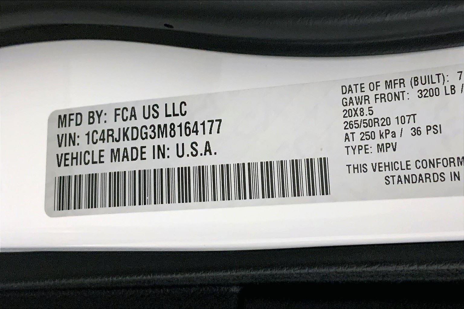 2021 Jeep Grand Cherokee L Overland