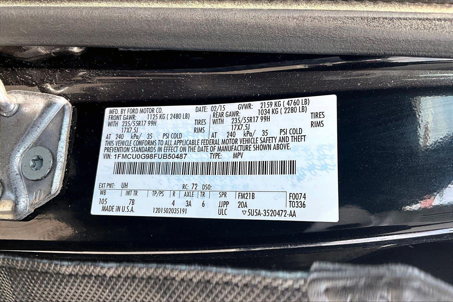 2015 Ford Escape SE