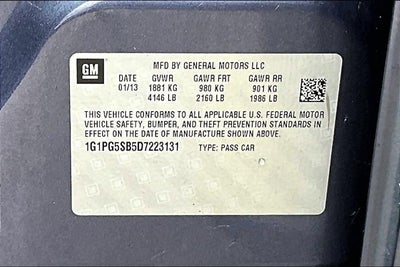 2013 Chevrolet Cruze LTZ