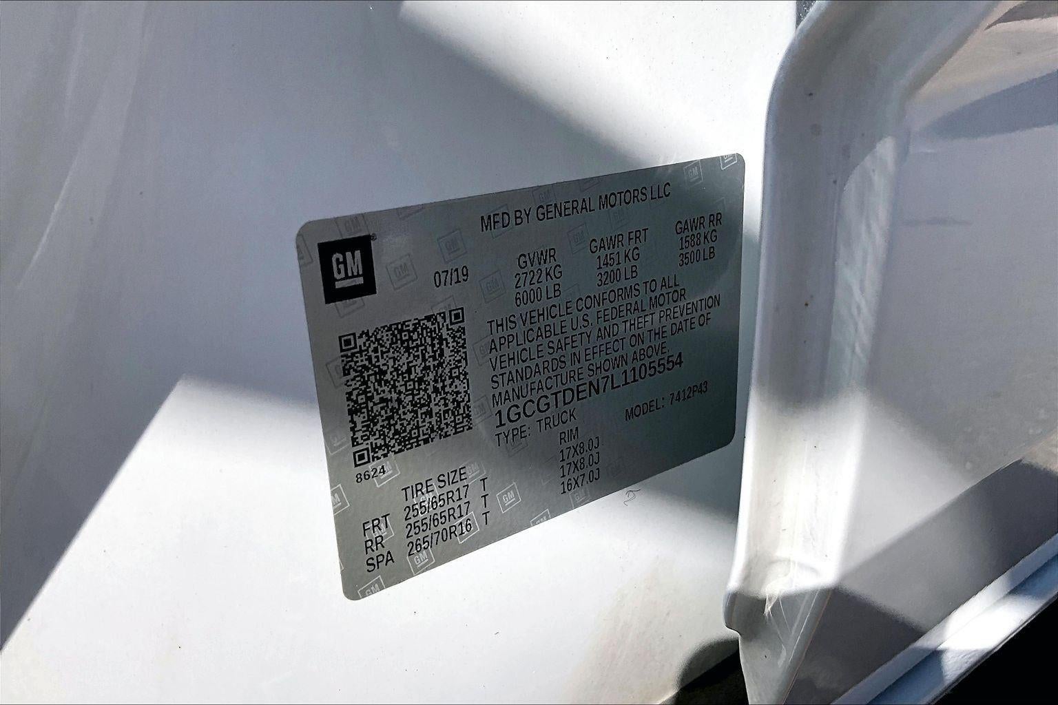 2020 Chevrolet Colorado 4WD Z71