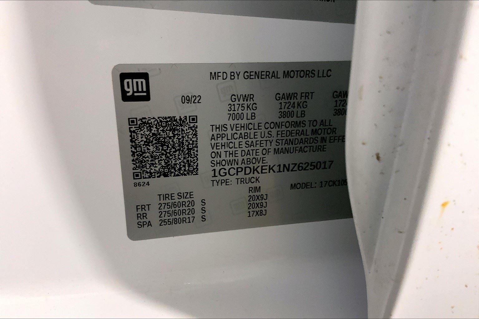 2022 Chevrolet Silverado 1500 LT (2FL)