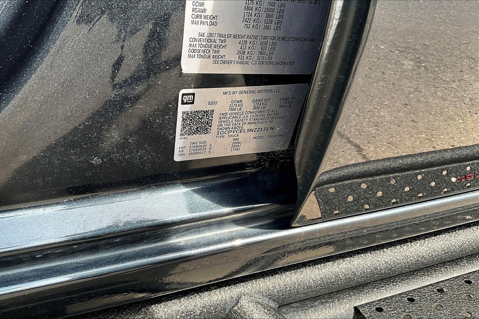 2022 Chevrolet Silverado 1500 LTD Custom Trail Boss