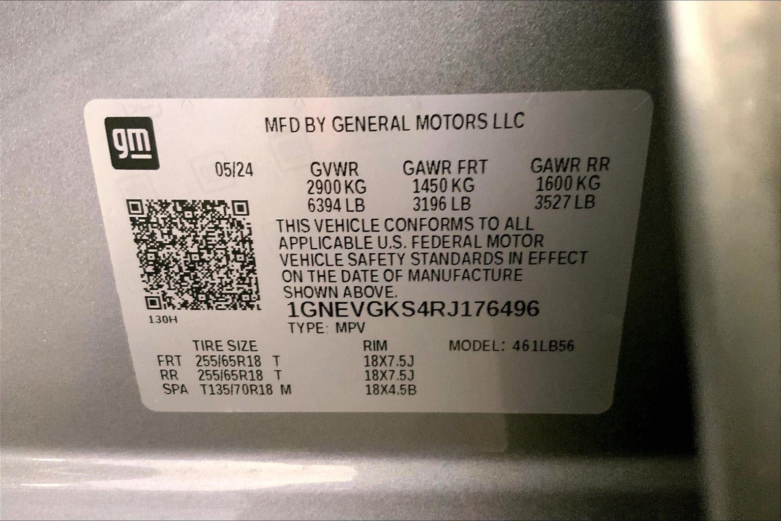 2024 Chevrolet Traverse LT