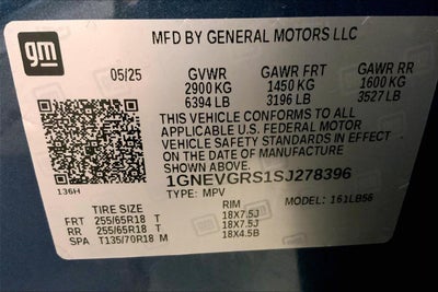 2025 Chevrolet Traverse LT