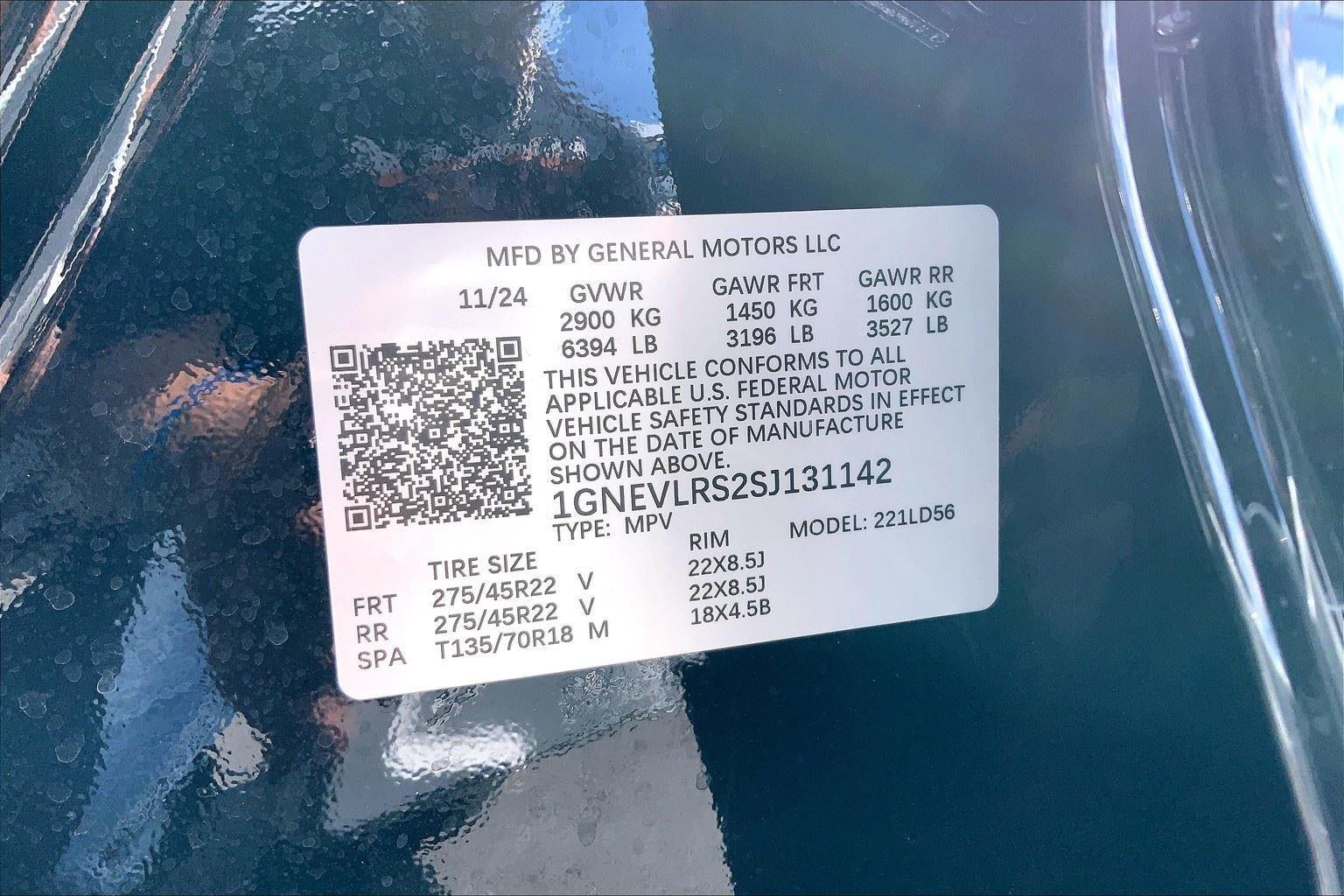 2025 Chevrolet Traverse RS