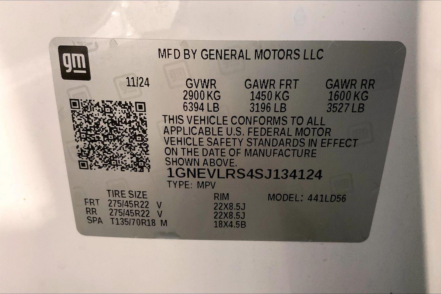 2025 Chevrolet Traverse RS