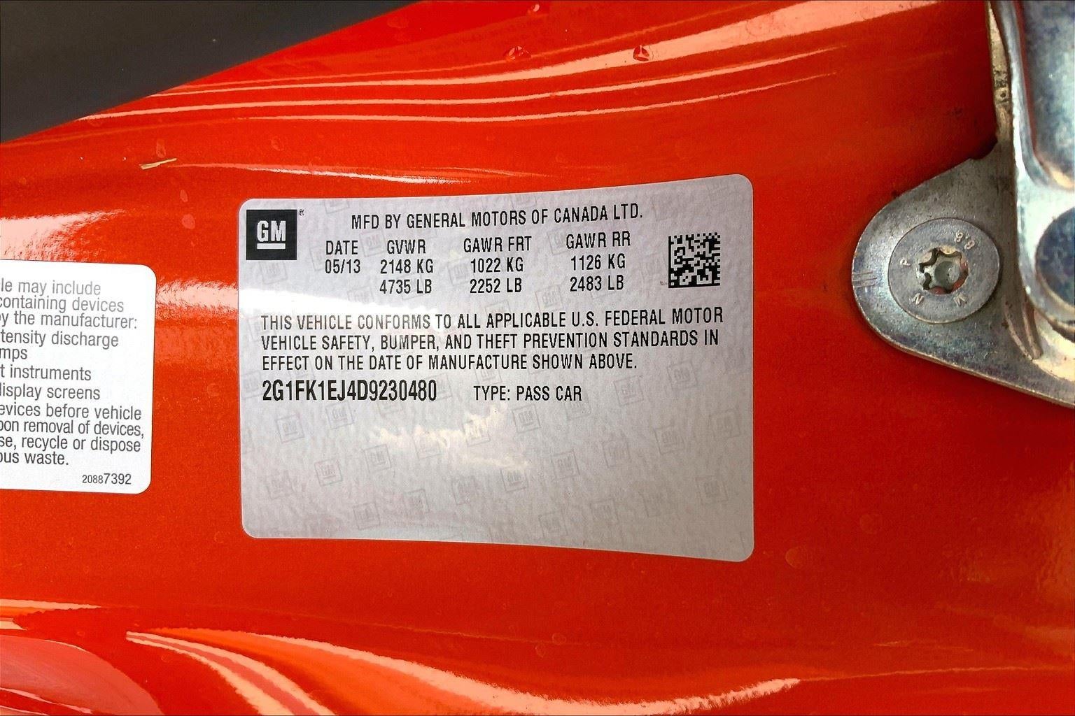 2013 Chevrolet Camaro SS