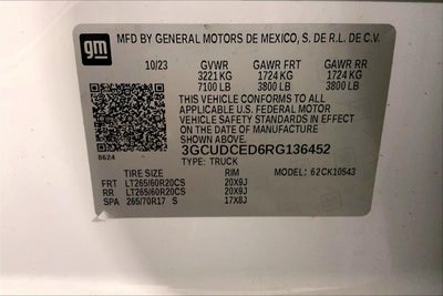 2024 Chevrolet Silverado 1500 Custom Trail Boss