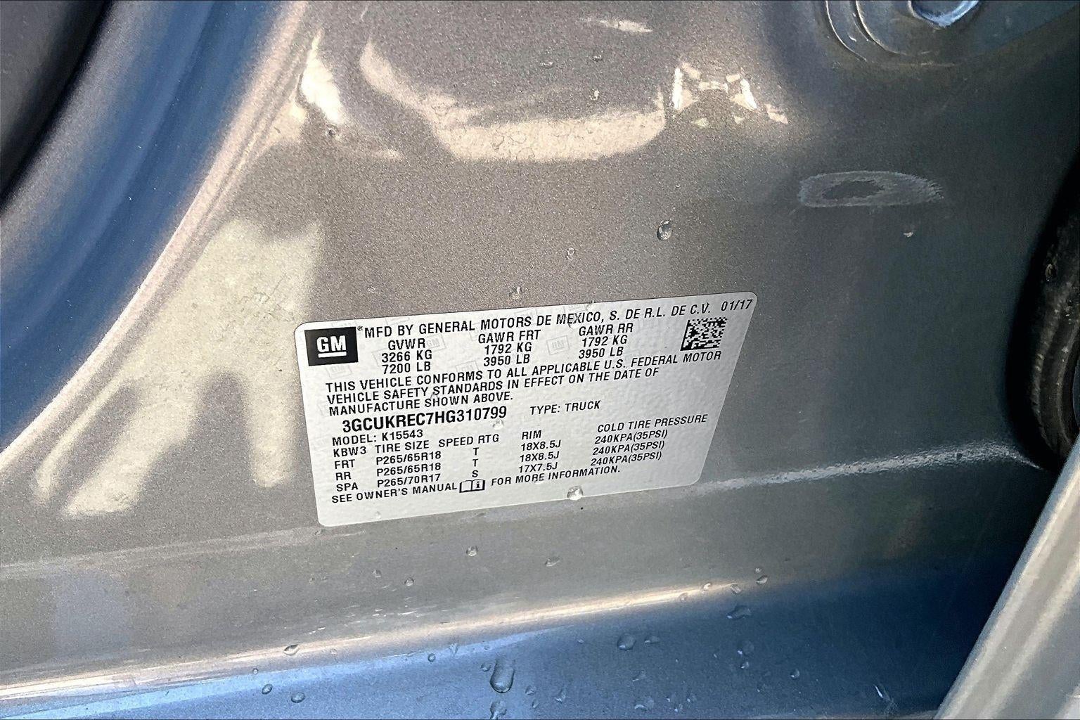 2017 Chevrolet Silverado 1500 LT