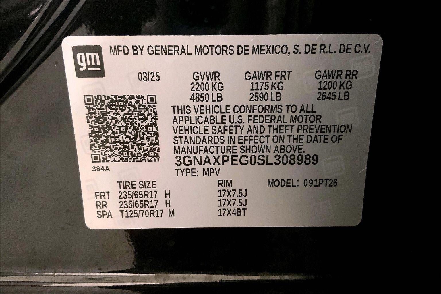 2025 Chevrolet Equinox LT